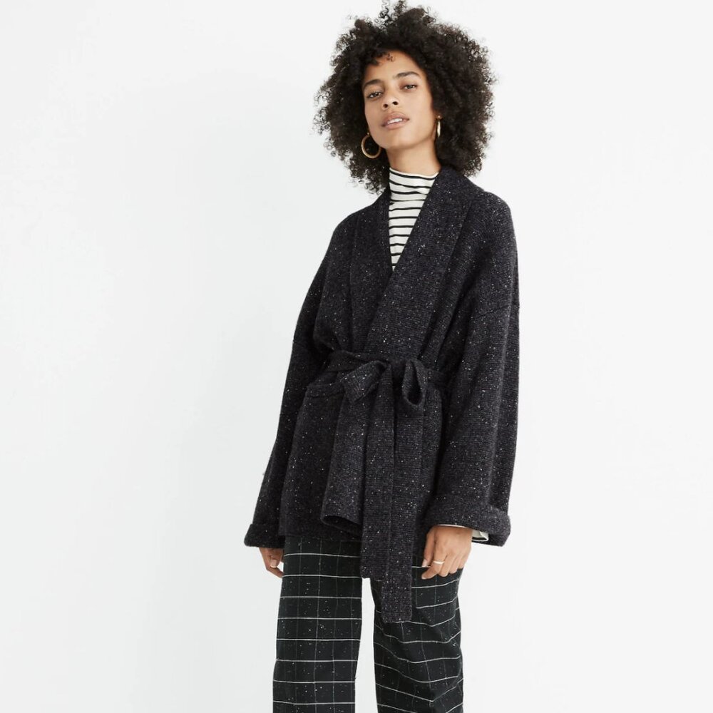 Donegal Tie-Waist Cardigan Sweater by Madewell